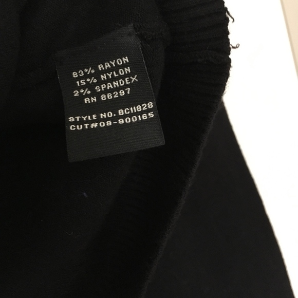 BCBG Rabbit Fur Trimmed Zip Jack, Womens M - Picture 3 of 8